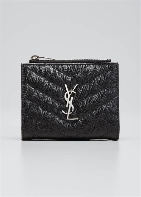 ysl bifold wallet|ysl monogram quilted wallet.